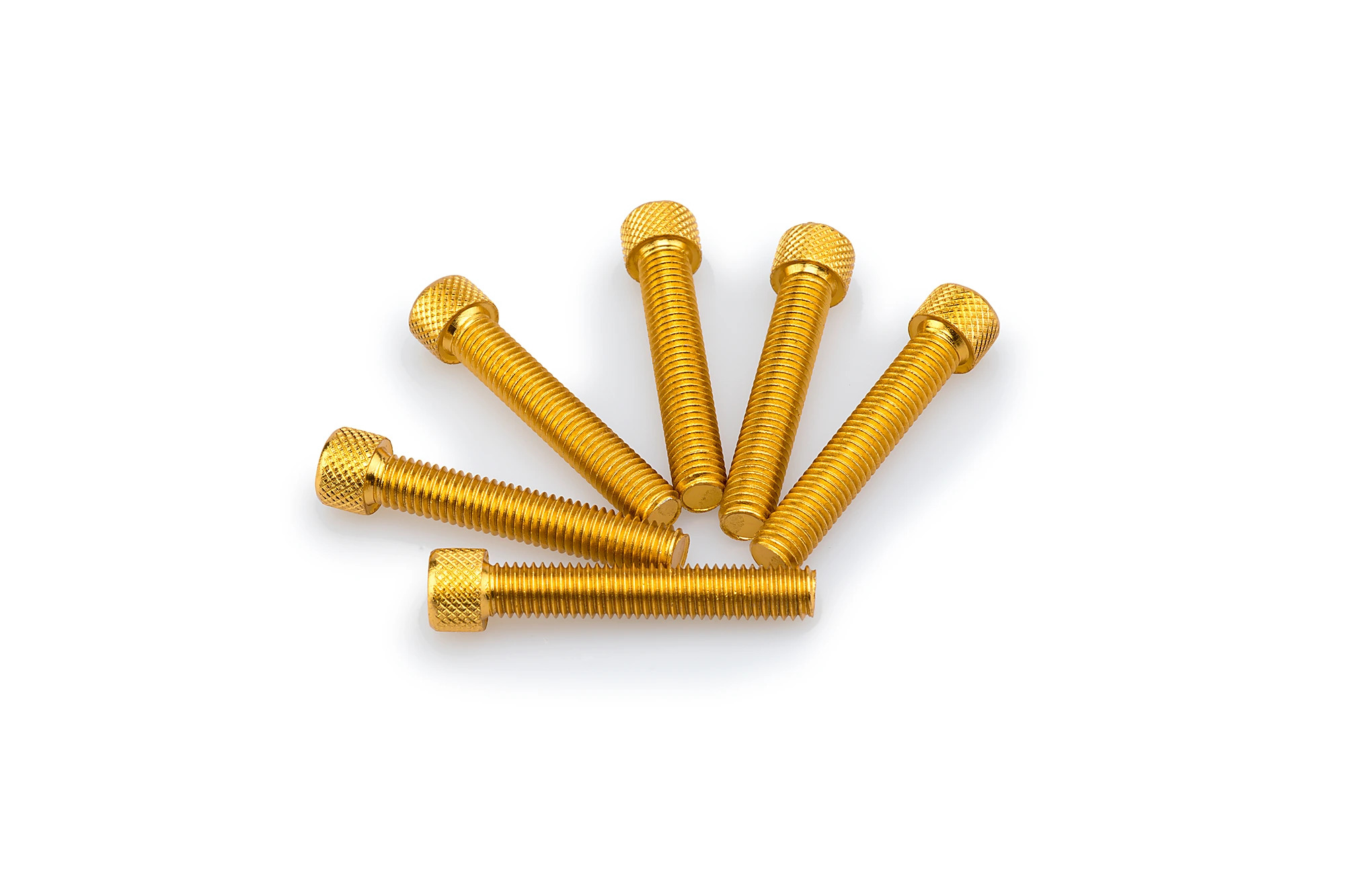 Kit Visserie Carénage Puig En Aluminium Anodisé Jaune Blister 6 vis allen M8x45mm