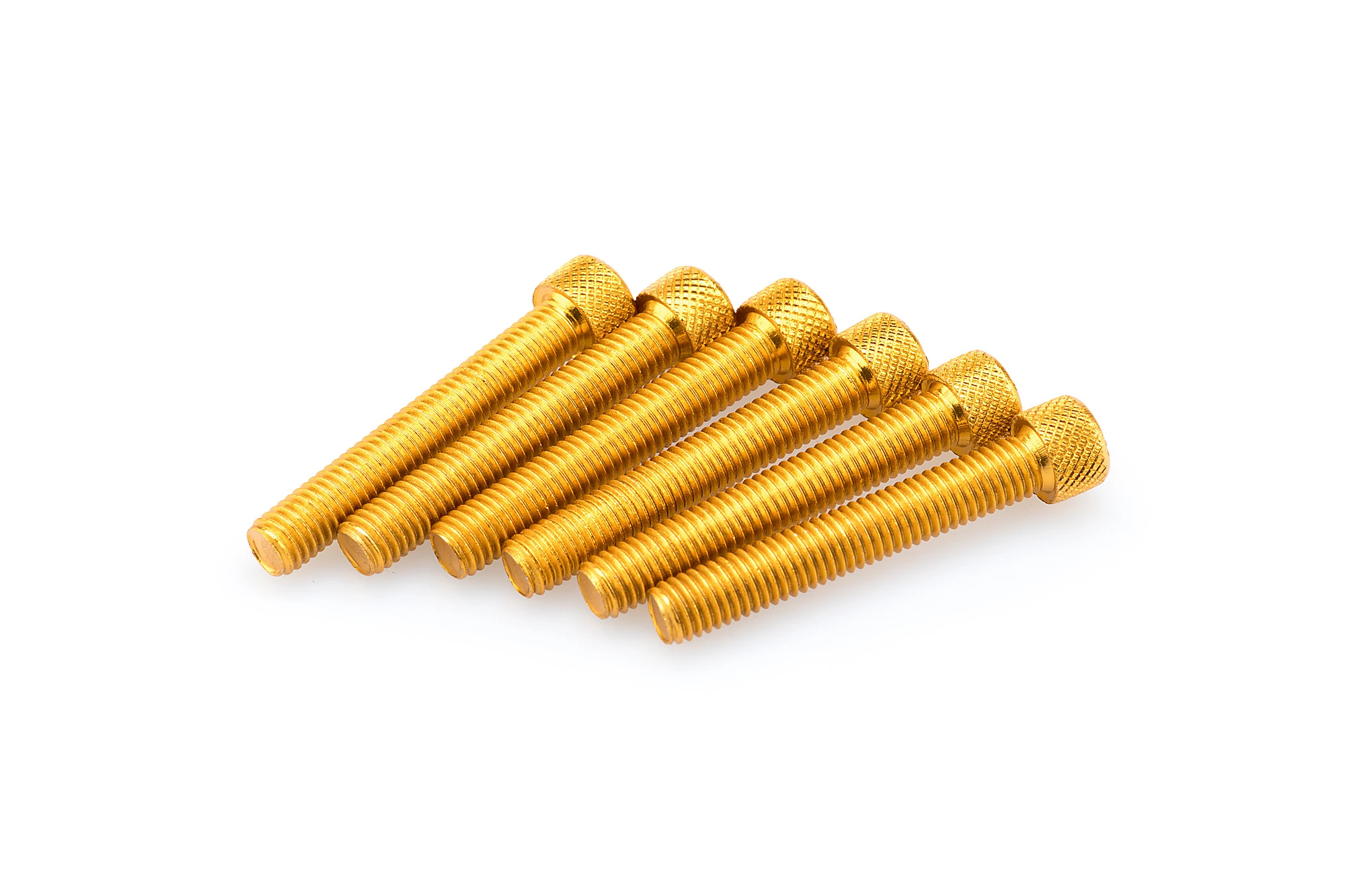 Kit Visserie Carénage Puig En Aluminium Anodisé Jaune Blister 6 vis allen M8x50mm