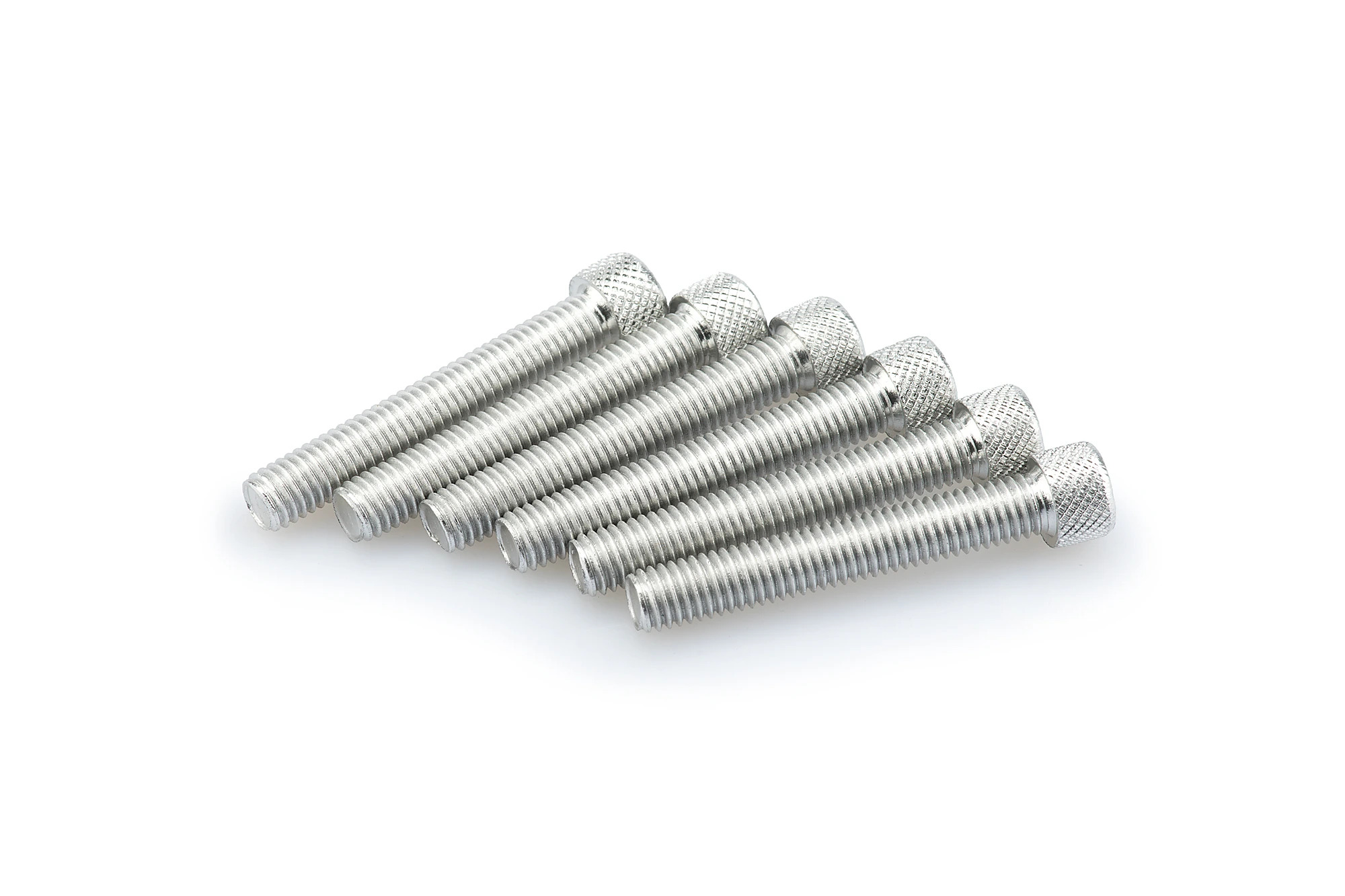 Kit Visserie Carénage Puig En Aluminium Anodisé Argent Blister 6 vis allen M8x50mm