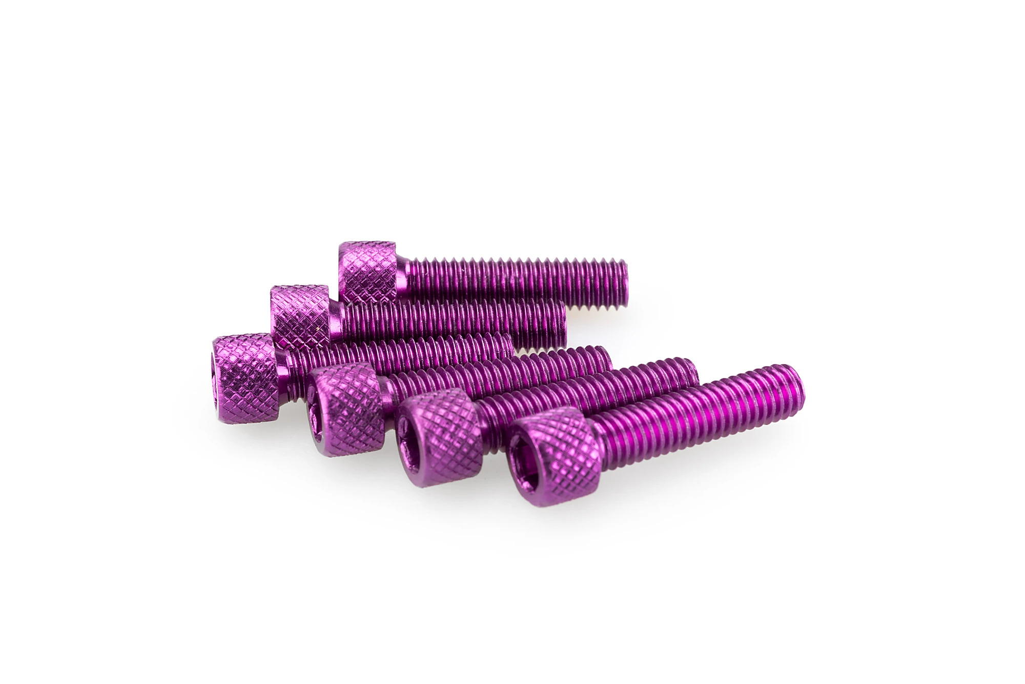 Kit Visserie Carénage Puig En Aluminium Anodisé Violet Blister 6 vis allen M6x25mm