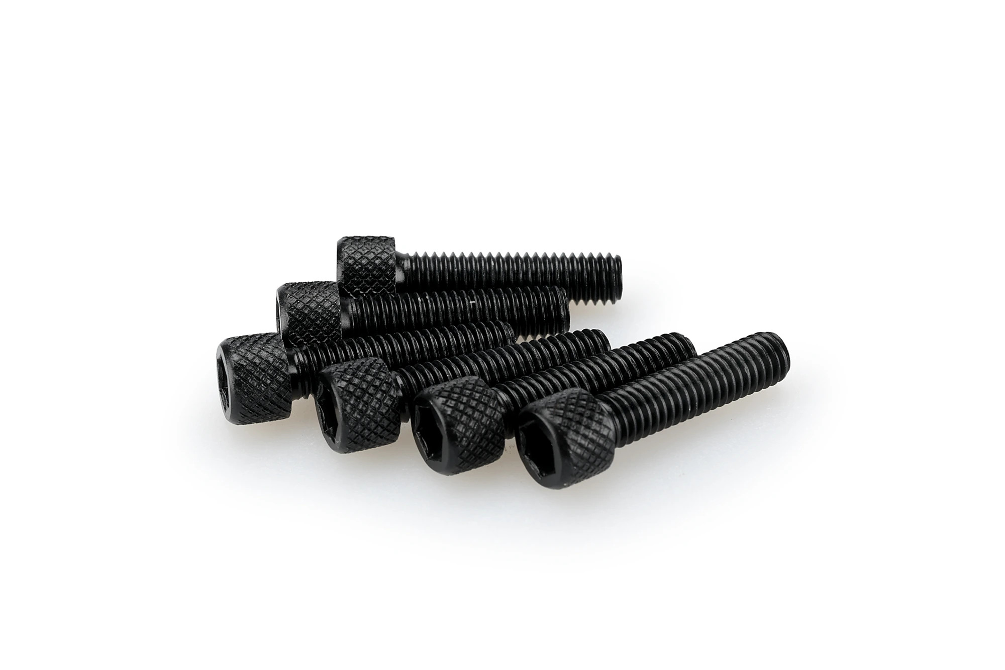 Kit Visserie Carénage Puig En Aluminium Anodisé Noire Blister 6 vis allen M6x25mm