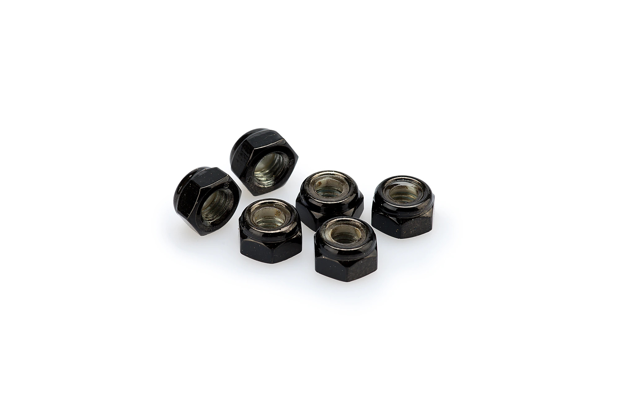 Kit Visserie Carénage Puig En Aluminium Anodisé Noire Blister 6 écrou M8