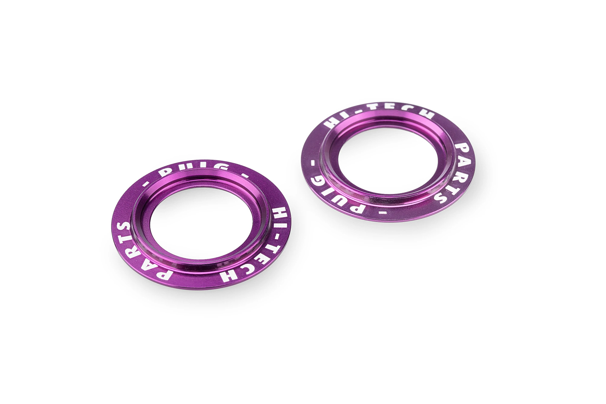 Insert Roulette Bras Oscillant Puig Jeu Anneaux en Aluminium Anodise Protection Fourche Violet
