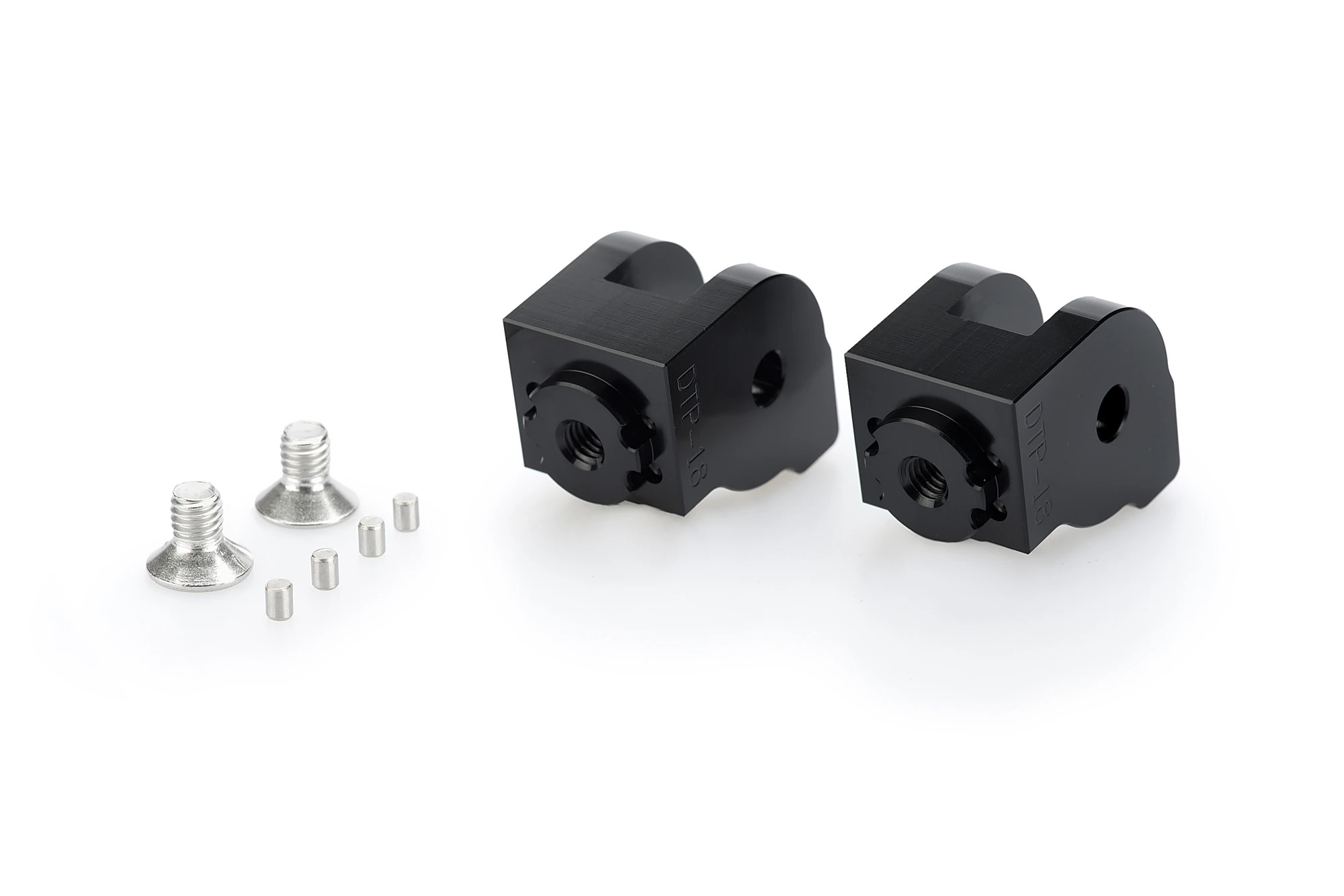 Adaptateur repose pied Puig réglables pilote passager Noire