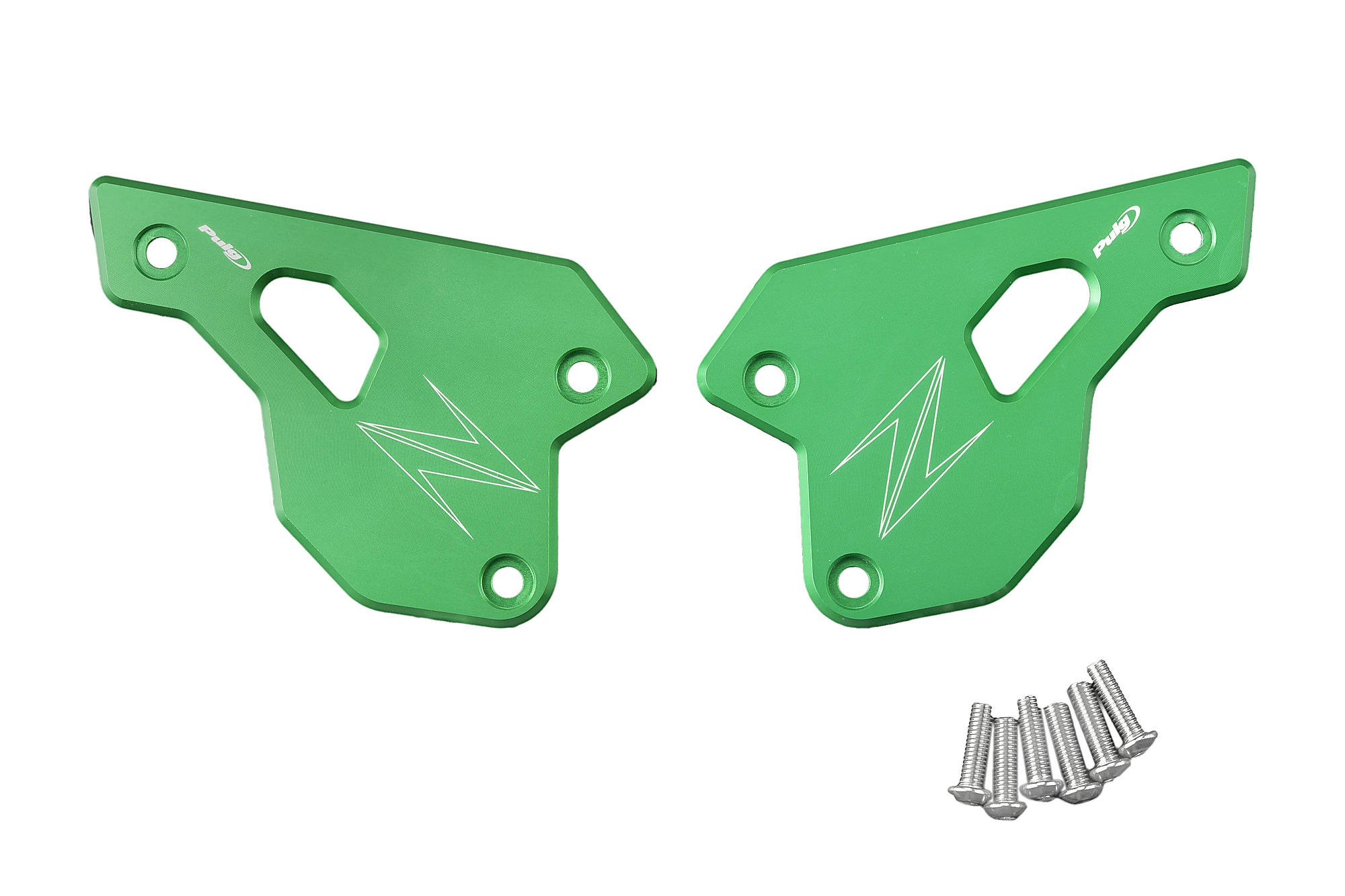 Platine de repose pied Puig PLAQUES TALON Vert