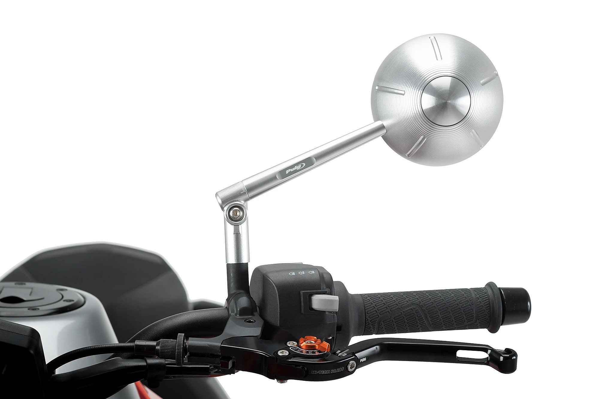 Rétroviseur Puig Retro Aluminium anodisé Gauche