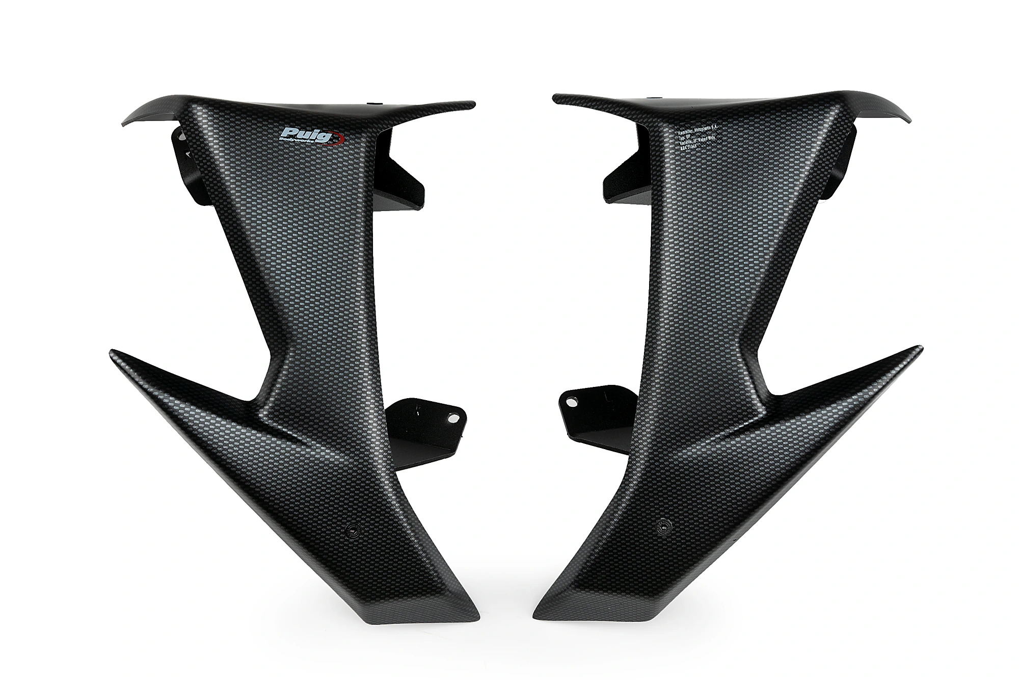Ailerons latéraux Puig Roadster Apparence carbone
