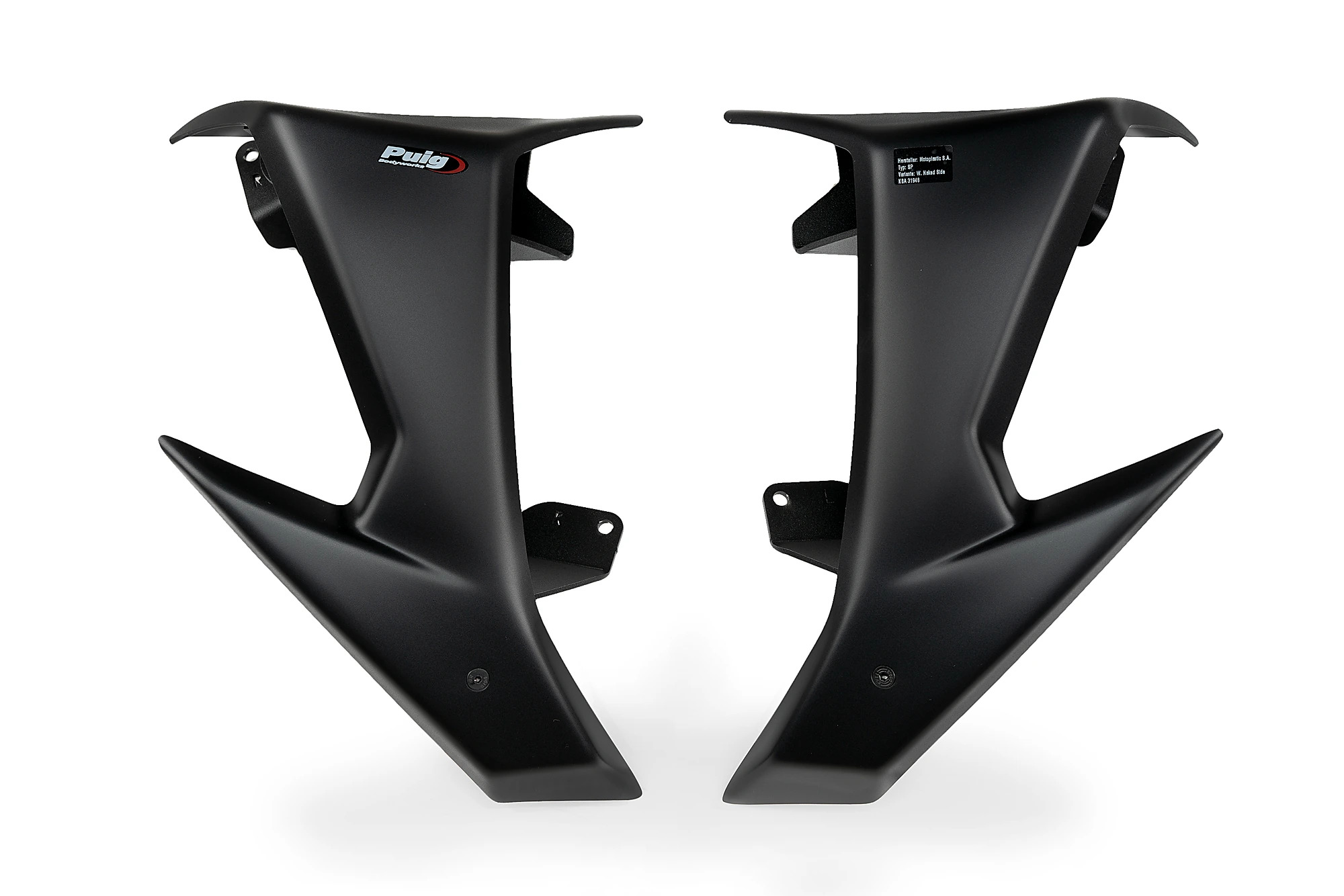 Ailerons latéraux Puig Roadster Noir mat