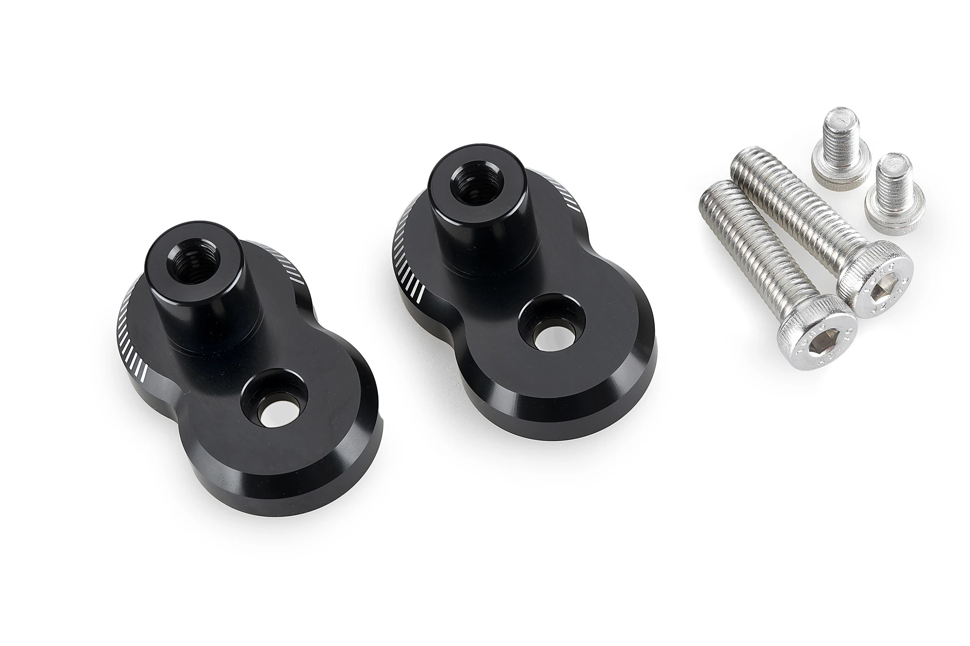 Adaptateur repose pied Puig Pièce Rechange - Kit Déplacement Réglable Trail 20 mm Noire