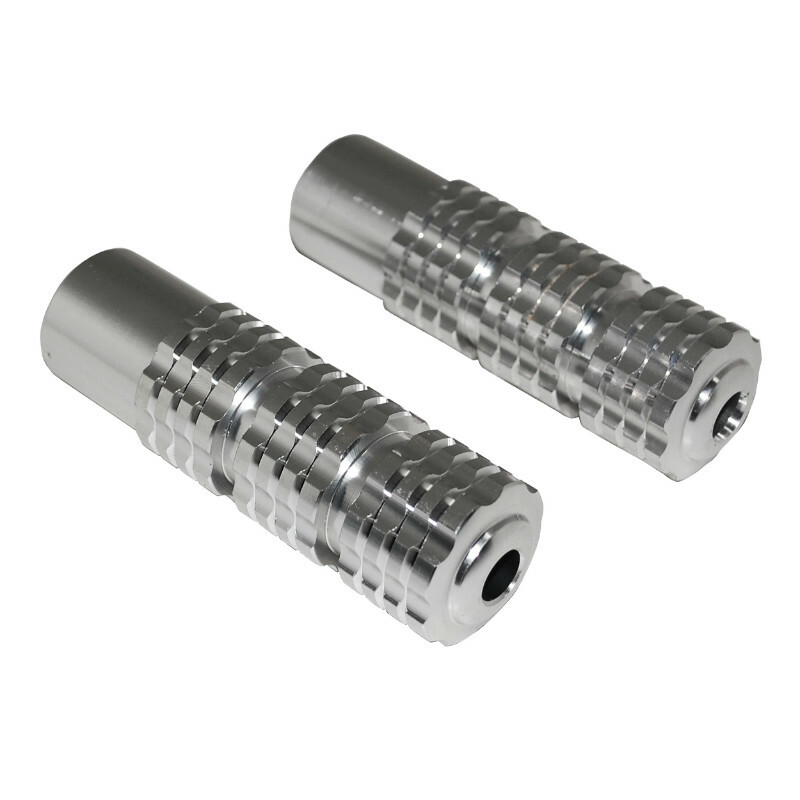 Repose-pieds Replay PILOTE ROND MOLETE ALU CHROME