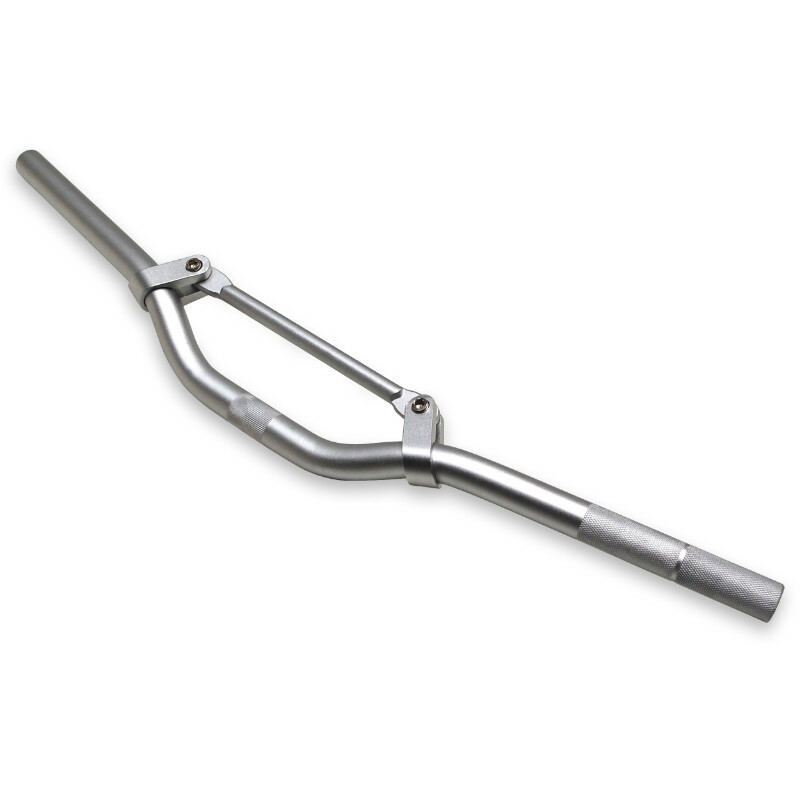 Guidon Replay SCOOT STREET ALU ARGENT MAT L625MM BARRE RENFORT H40MM SOUS