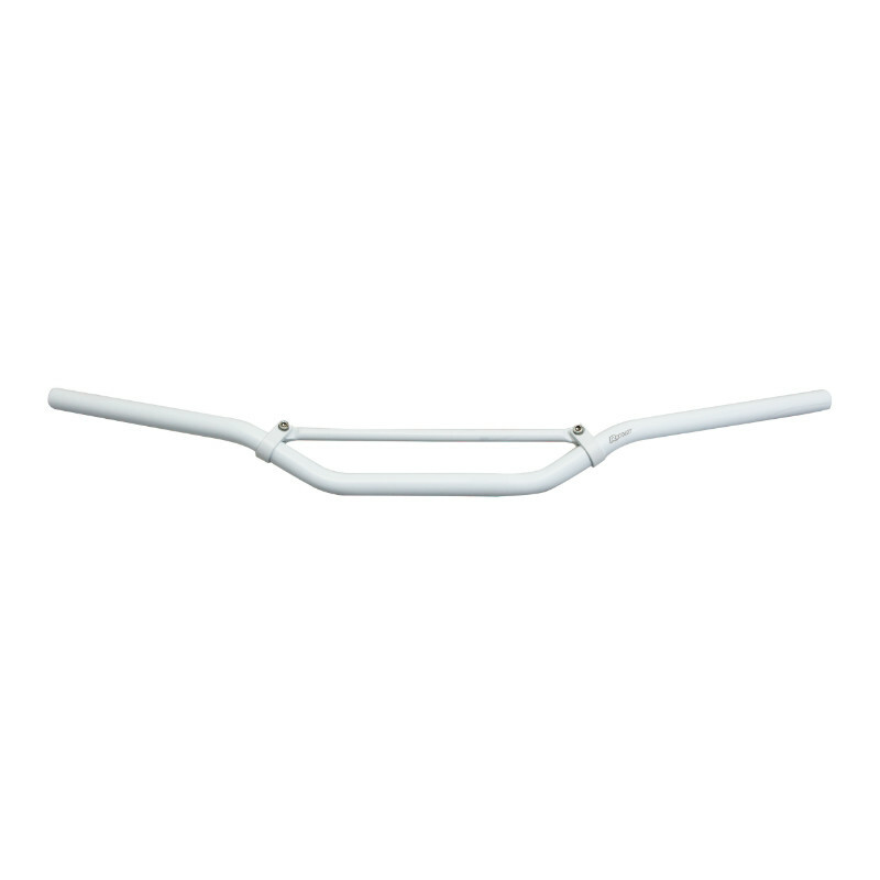 Guidon Replay 50 A BOITE CROSS ALU DIAM 22,2mm L810mm H105mm BARRE RENFORT BLANC