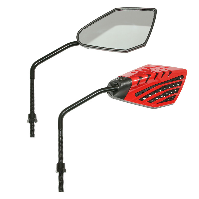 Rétroviseur Replay SCOOT ARROW ROUGE TIGE DIAM 8mm PAIRE