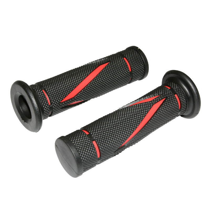 Poignées de guidon Replay SCOOT RUN BASE - ROUGE CLOSED END 120mm PAIRE