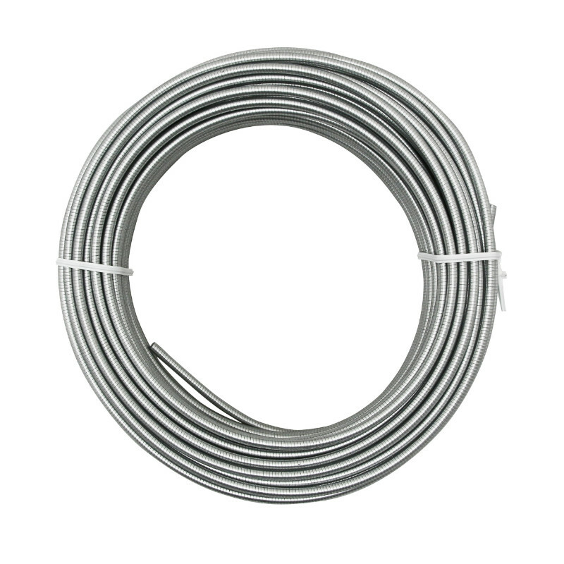 Gaine pour câble Replay DIAM 5MM FIL PLAT ARGENT - CHROME 25M