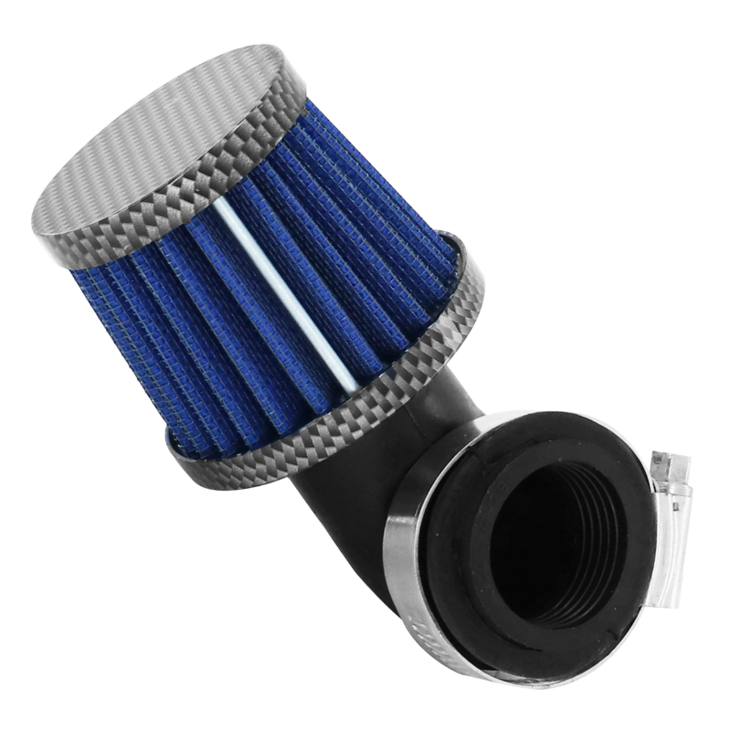 Filtre à air Replay KN SMALL FC CARBONE FIXATION COUDEE 90 DIAM 35 - 28