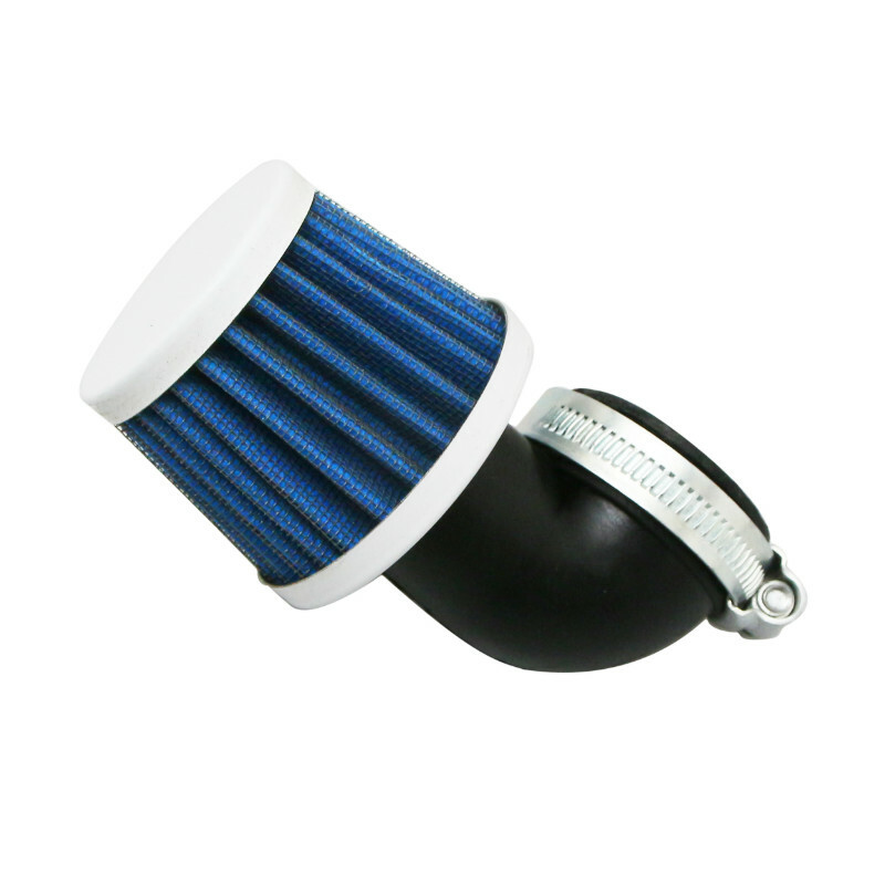 Filtre à air Replay KN SMALL FC BLANC FIXATION COUDEE 90 DIAM 35 - 28