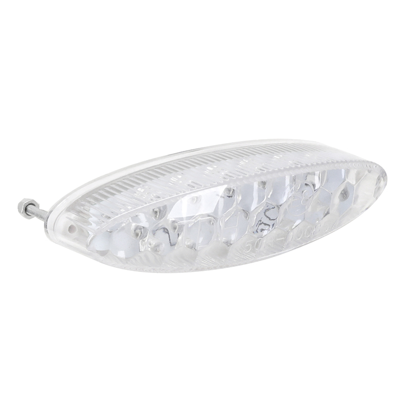 Feux arrière Replay FEU UNIVERSEL A LEDS SPACE TRANSPARENT 19 ROUGE FONCTION STOP 107x29mm HOMOLOGUE CE