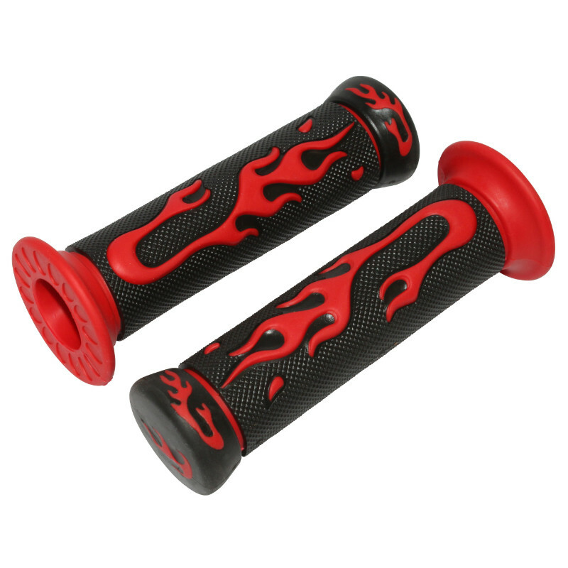 Poignées de guidon Replay SCOOT FLAMING ROUGE - CLOSED END PAIRE