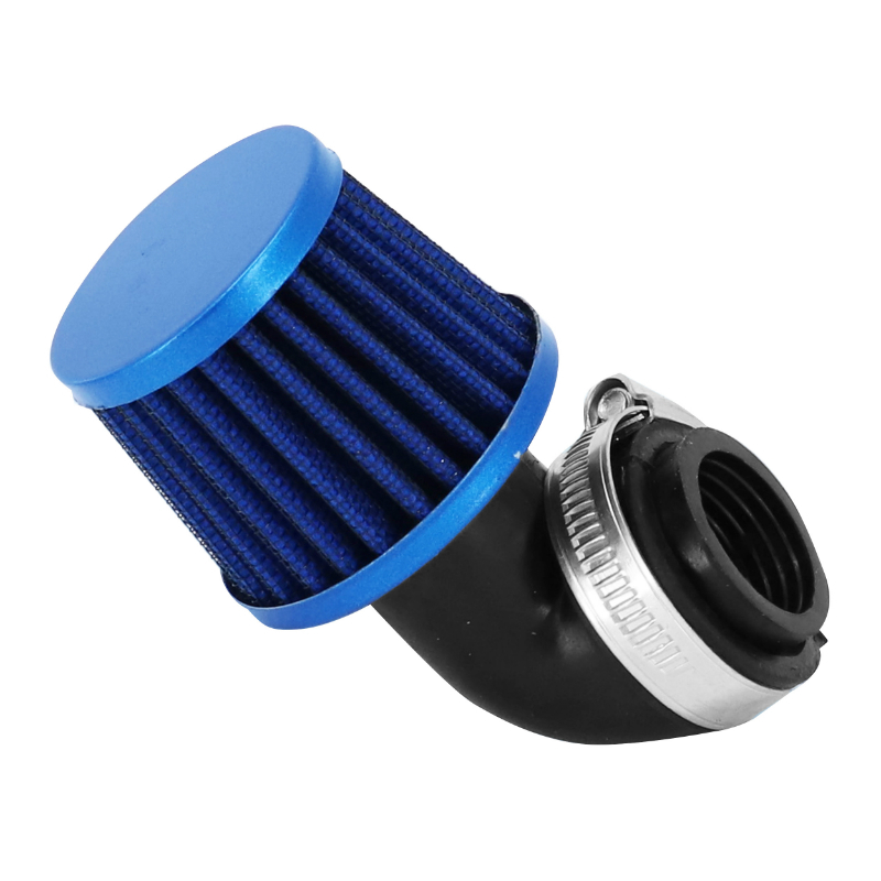 Filtre à air Replay KN SMALL FC BLEU FIXATION COUDEE 90 DIAM 35 - 28