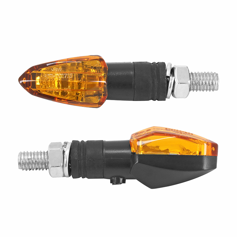 Clignotant Replay UNIVERSEL MICRO FLECHE A AMPOULE BAU9S ORANGE - COURT L 55mm - H 20mm 22mm HOMOLOGUE CE PAIRE