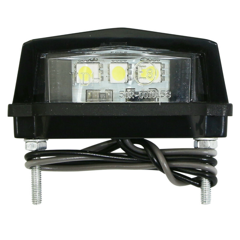 Eclairage de plaque Replay IMMATRICULATION BARETTE 3 LEDS PLASTIQUE L 29mm - H 20mm 58mm HOMOLOGUE CE