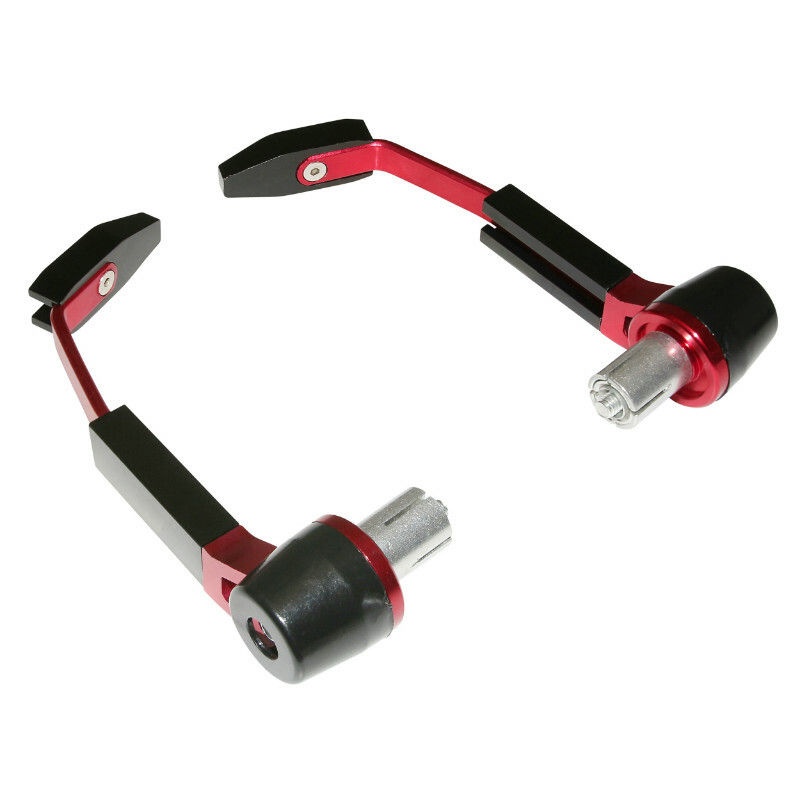 Protection levier Replay FREIN RR ALU EMBOUTS - ROUGE TOUS TYPES GUIDON 13 17 mm PAIRE