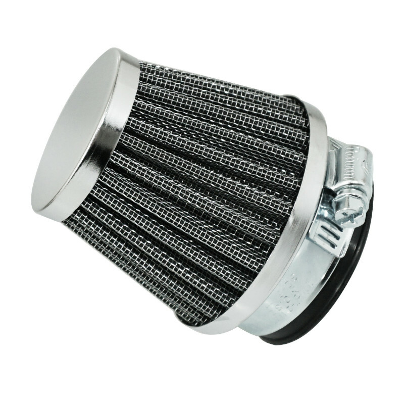 Filtre à air Replay KN GRILLE ACIER CHROME FIXATION DROITE DIAM 50 mm