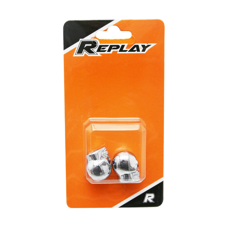 Valve Replay SCOOT - VS TETE MORT CHROME YEUX BLEU PAIRE