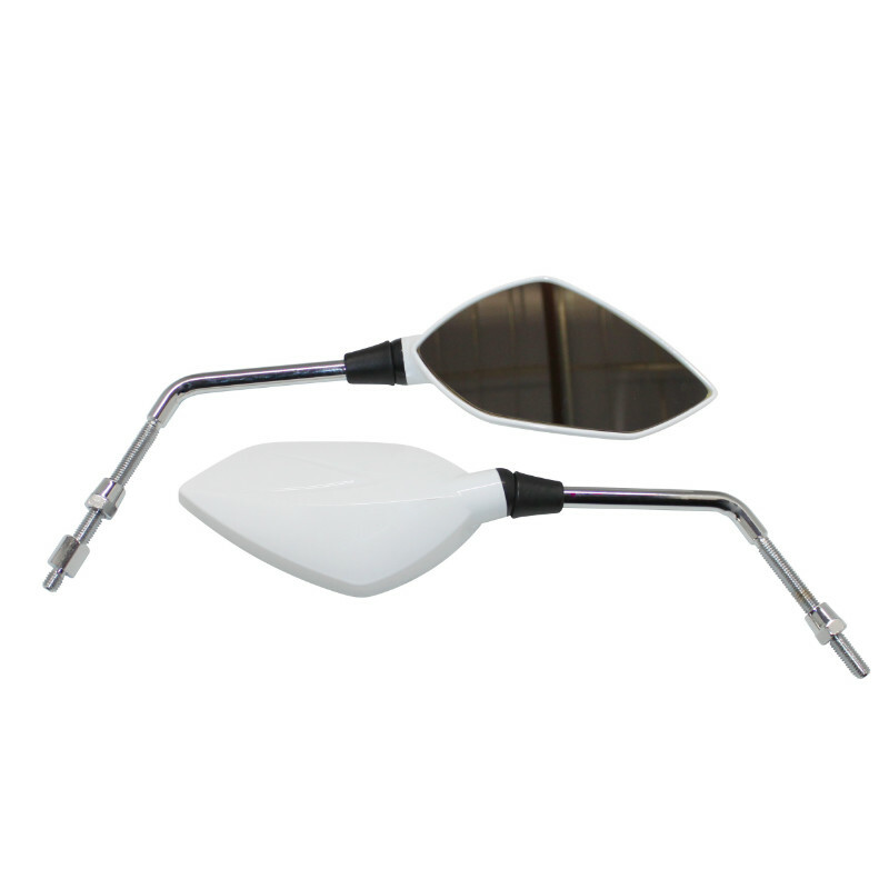 Rétroviseur Replay SCOOT DESIGN 2 DIAM 8 BLANC REVERSIBLE PAIRE