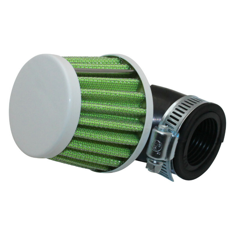 Filtre à air Replay KN SMALL FO VERT - BLANC FIXATION ORIENTABLE DIAM 35 - 28