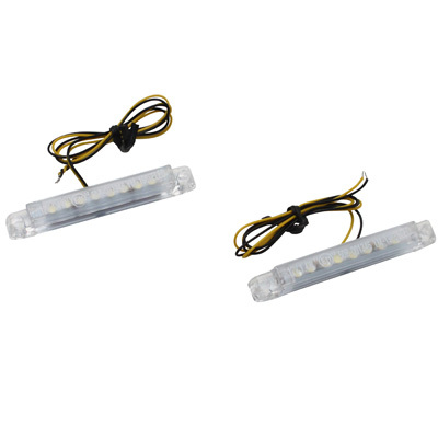 Feux Replay DECO BARETTE A LEDS BLANCHES L 60mm - H 8mm 9mm LA PAIRE