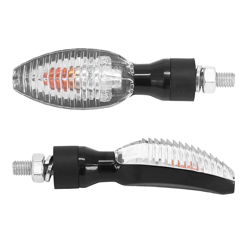 Clignotant Replay UNIVERSEL SQUALE A AMPOULE BAU9S TRANSPARENT - BASE COURTE L 90mm - H 30mm 25mm HOMOLOGUE CE PAIRE