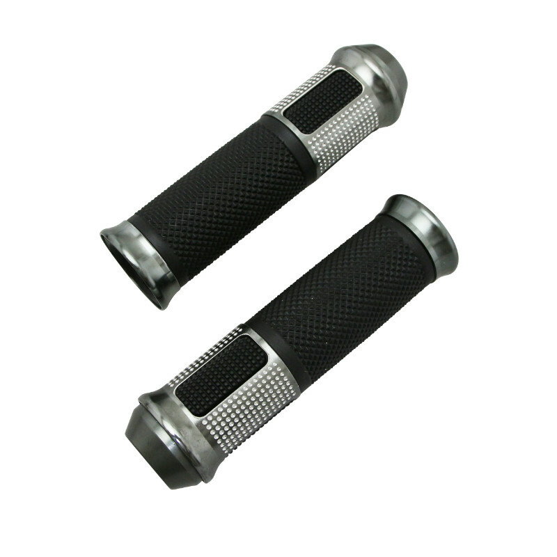 Poignées de guidon Replay SCOOT R285 LUX GRIS CLOSED END 135mm PAIRE