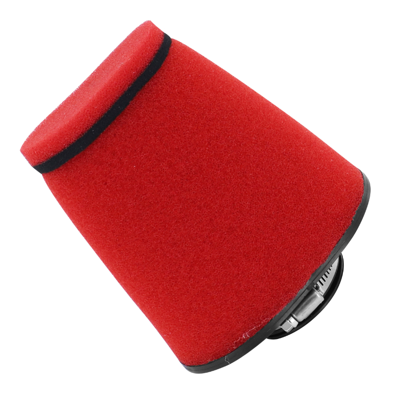 Filtre à air Replay DOUBLE MOUSSE BIG PYRAMIDE ROUGE FIXATION DROITE LIVRE 5 ADAPTATEURS