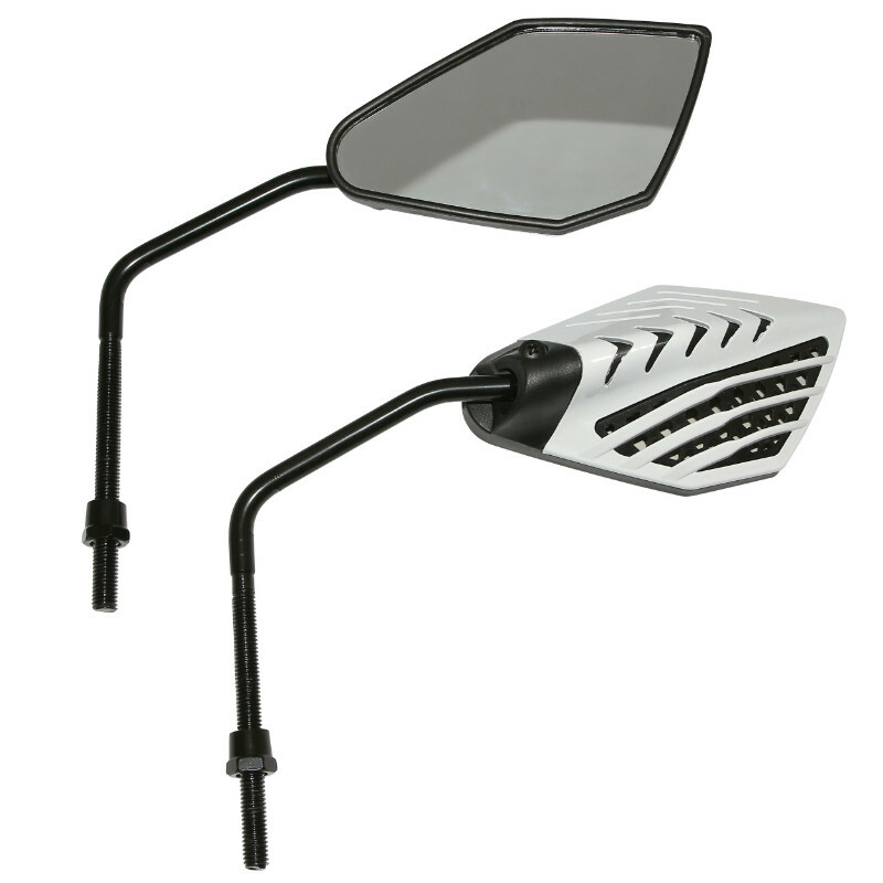 Rétroviseur Replay SCOOT ARROW BLANC TIGE DIAM 8mm PAIRE
