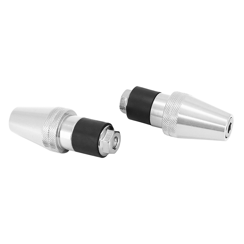 Guidon Replay EMBOUT CONIQUE MOLETE ARGENT POLI DIAM 17 mm PAIRE