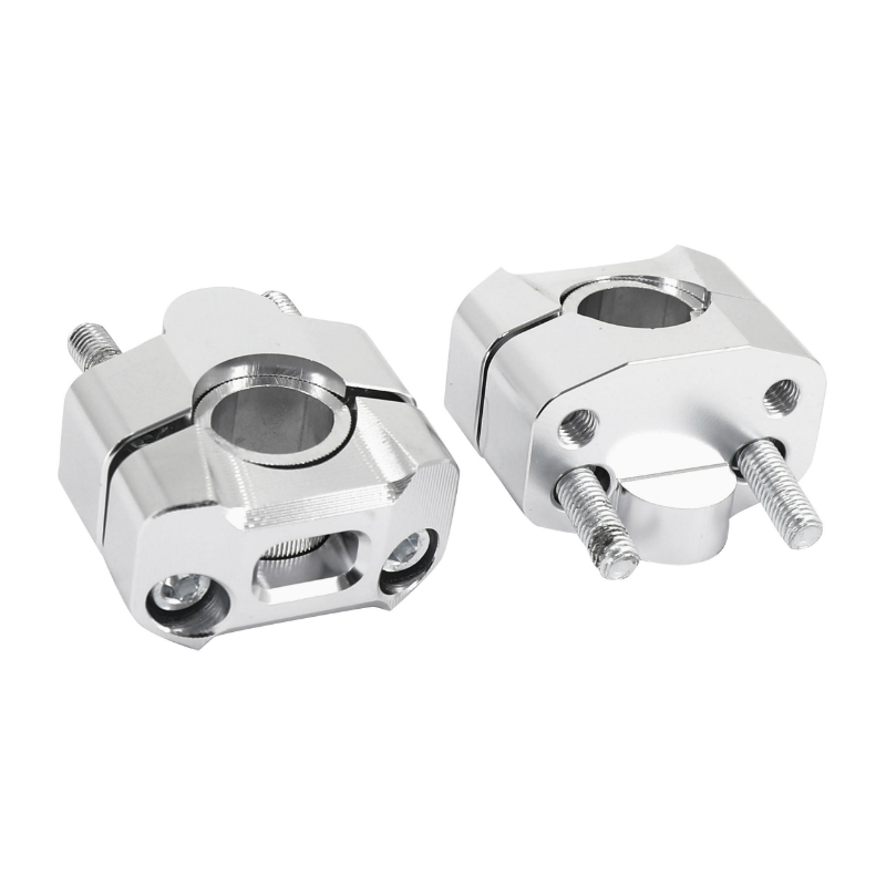 Pontet de guidon Replay UNIVERSEL ALU CNC DIAM 22.2 mn ARGENT PAIRE