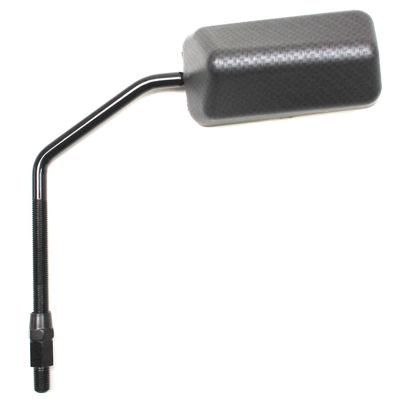 Rétroviseur Replay SCOOT F1 DIAM10 REVERSIBLE CARBONE TRESSE MAT x1 TIGE LONGUE
