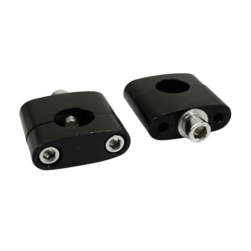 Pontet de guidon Replay UNIVERSEL STANDARD ALU DIAM 22,2mm ENTRAXE 35mm VIS INOX M7 H45 x L53 l20 mm PAIRE