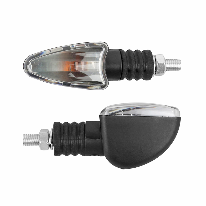 Clignotant Replay UNIVERSEL FLECHE A AMPOULE BA9S BASE ABS TRANSPARENT - L 79mm - H 28mm 41mm PAIRE