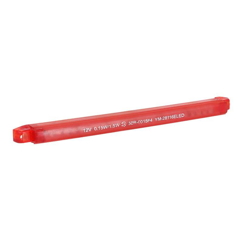 Feux arrière Replay FEU UNIVERSEL A LEDS BARETTE ROUGE 24 ROUGES HOMOLOGUE CE