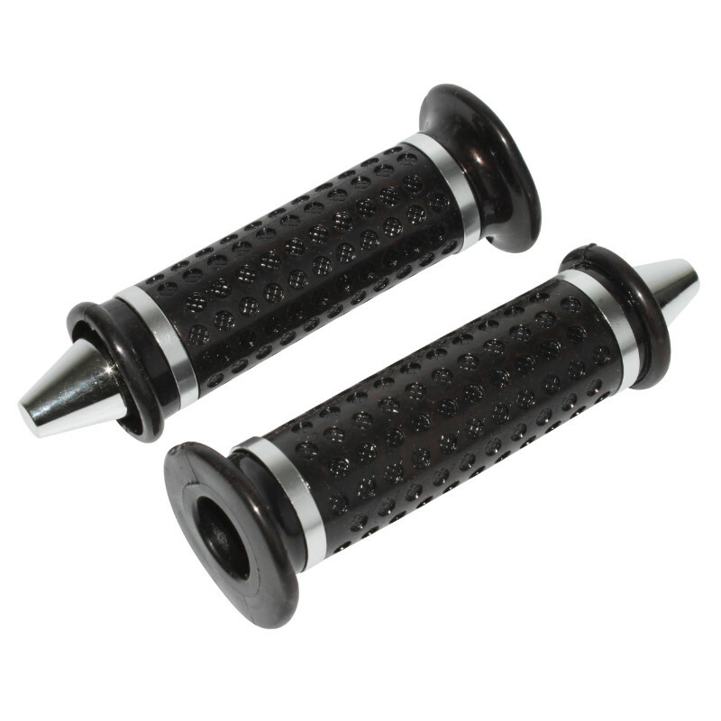 Poignées de guidon Replay SCOOT CONE - CHROME CLOSED END PAIRE