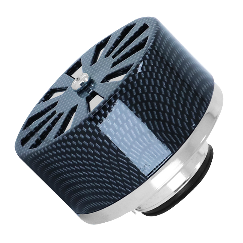 Filtre à air Replay DEBIT REGLABLE CARBONE FIXATION DROITE DIAM 35 - 28