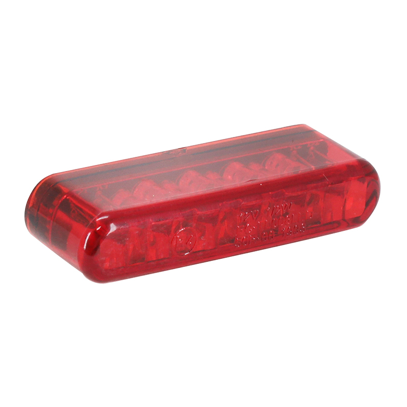 Feux arrière Replay FEU UNIVERSEL A LEDS BARETTE ROUGE 8 ROUGES HOMOLOGUE CE
