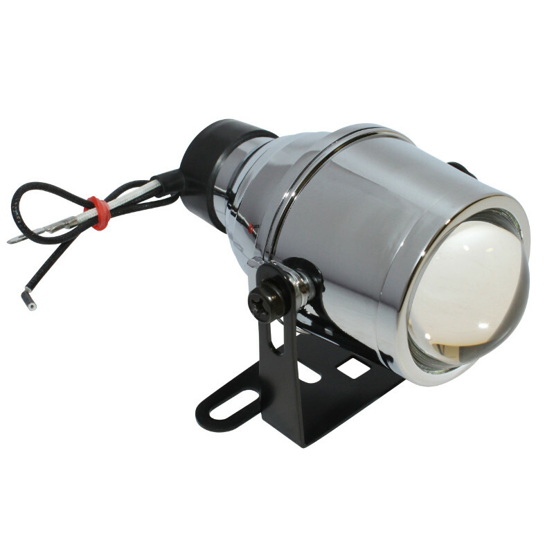 Feux Replay FEU ADDITIONNEL HALOGENE ORIENTABLE LONGUE PORTEE LOUPE CHROME 55W