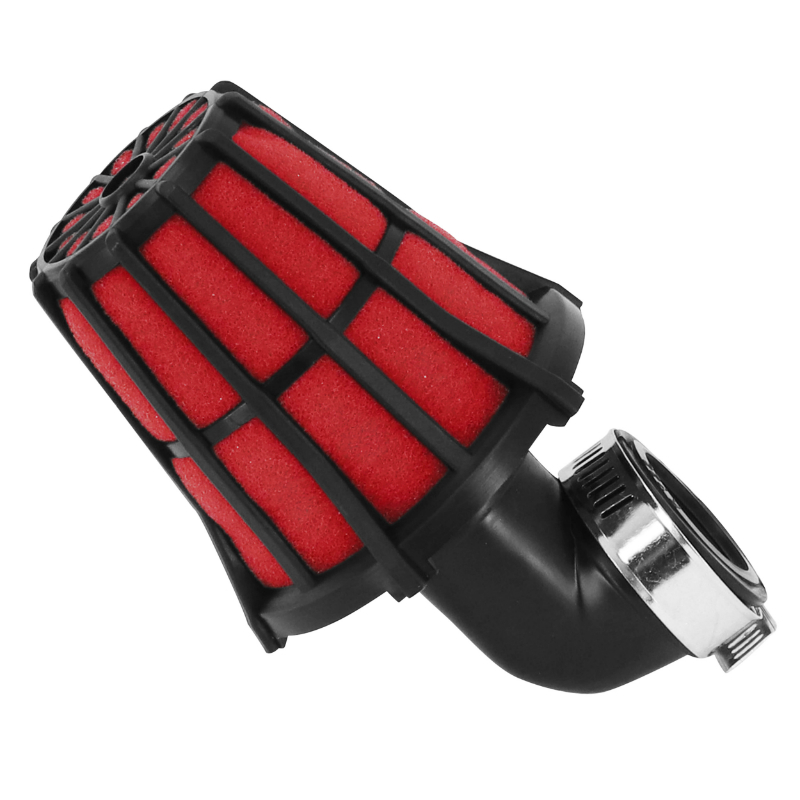 Filtre à air Replay HEXAGONAL MOUSSE ROUGE FIXATION COUDEE 90 DIAM 35 - 28