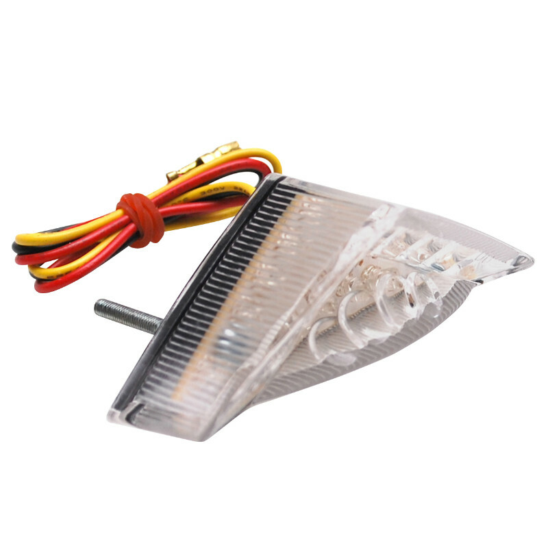 Feux arrière Replay FEU UNIVERSEL A LEDS ROOF TRANPARENT PLAQUE 18 ROUGES HOMOLOGUE CE