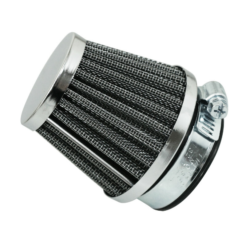 Filtre à air Replay KN GRILLE ACIER CHROME FIXATION DROITE DIAM 55 mm