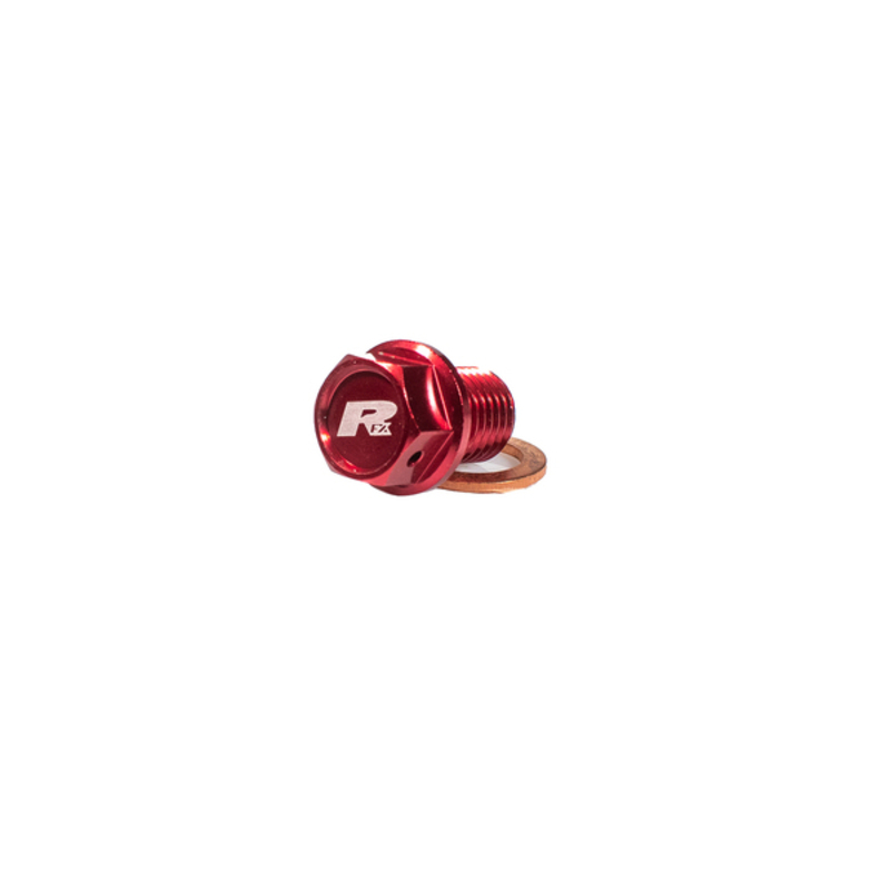 Bouchon de vidange RFX magnétique Pro (Rouge) [M8 x 25 mm x 1,25]